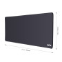 NATOL Tapis de Souris XXL, Grand Tapis de Souris Gaming 800 x 300 x 4 mm avec Bords Cousus, Tapis Souris Gamer Antidérapant Lava