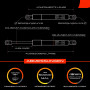 Frankberg 2x Ressorts à Gaz Hayon Compatibles avec 3er E46 318 320 323 325 330 M3 Cabriolet 2000-2007 Remplacer# 51248227895