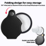 KAIYAYA 4 Pièces Loupe de Poche, 10x Loupe de Lecture Pliable, Mini Lupa de Bolsillo avec Étui de Protection et Porte-Clés, Loup