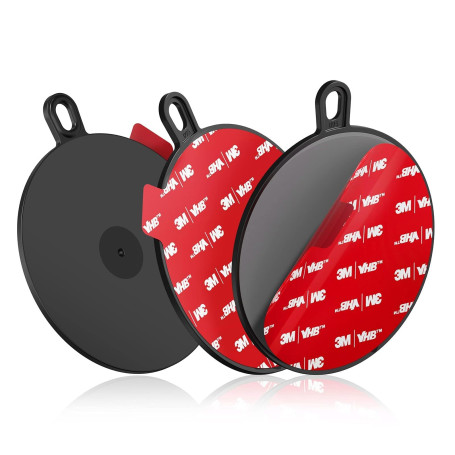 Lot de 3 disques de montage à ventouse pour tableau de bord