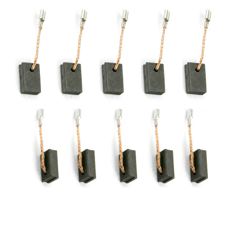 WANGCL Lot de 10 burch en carbone pour outils de moteur Bosch GWS14-150 - 5 x 10 x 17 mm