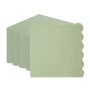 CEILIWEN Lot de 100 serviettes en papier de qualité supérieure - Vert sauge - 33 x 33 cm - Élégantes et de couleur unie - Parfai