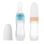 PandaEar (Paquet de 2) Cuillère de distribution d'aliments pour bébés en silicone | Mangeoire à fruits pour bébé de 4 oz | Trave