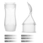 PandaEar (Paquet de 2) Cuillère de distribution d'aliments pour bébés en silicone | Mangeoire à fruits pour bébé de 4 oz | Trave
