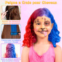 DONGQI Peinture Corporelle pour Le Visage, Palette de Maquillage pour Enfants, 20 Couleurs Palette de Tatouage de Peinture à I'h