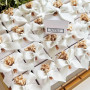 60pcs Noeuds de Ruban en Satin Auto-Adhésifs Mini Nœud Mini Nœud Papillon pour DIY Artisanat Sac de Bonbons Décoration de Maraig