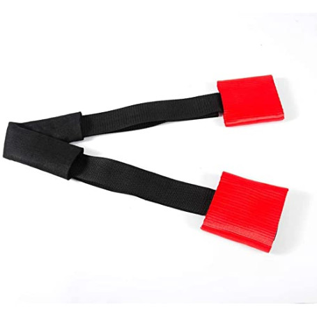 Oldbones Sangle d'arrimage universelle pour guidon de moto - Rouge