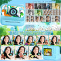 TEBOKHAD Appareil Photo Instantané Enfant, 1080p Appareil Photo Enfant avec Carte 32g, Papier d'impression & Crayons De Couleur,