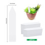 Lot de 200 étiquettes pour plantes à étiqueter - En plastique - Pour l'extérieur - Résistant aux intempéries - 10 x 2 cm