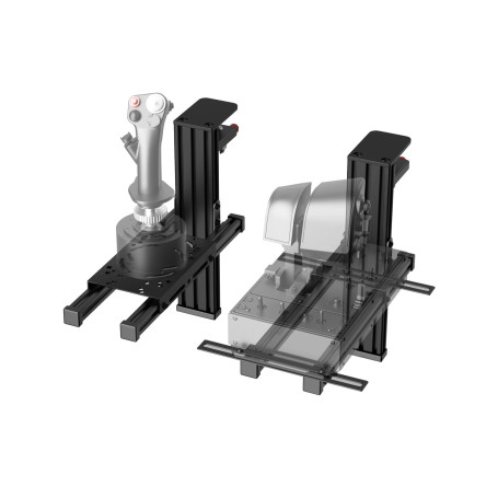 Lot de 2 Support de Table pour Flight Sim HOTAS Compatible avec Logitech X56/X52/X52 Pro