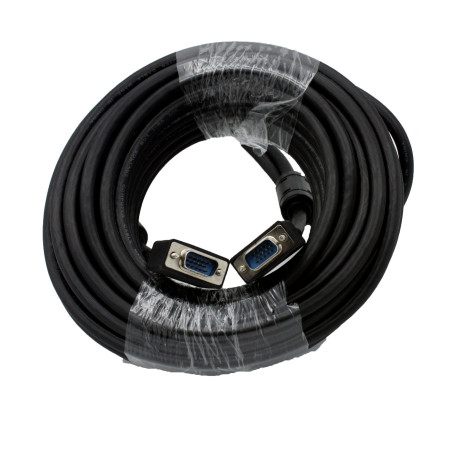 D.Square Câble VGA vers VGA HD15 mâle vers mâle compatible avec connexion transmission de signaux vidéo analogiques d'ordinateur