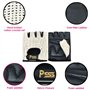 Prime Leather PSS Mitaines Gants Cuir Filet Mailles Homme Femme Vélo Cyclisme Conduite Gants Cuir sans Doublure Gants Tactiles D