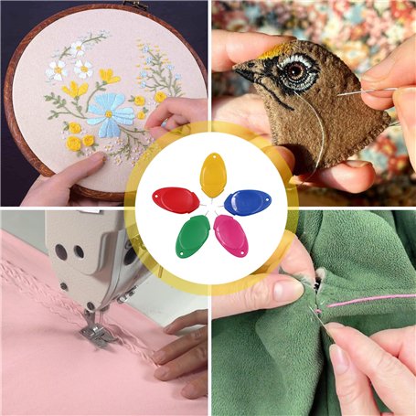 5 Pcs Outil de Nettoyage Ensemble，Griffes de Nettoyage de Peigne、brosse à cheveux avec fil métallique râteau manche en bois - Ne