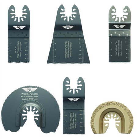 6 x TopsTools FAKA6 Fast Fit Mix Lames pour Dewalt