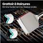Brosse Barbecue 3-en-1 | Brosse Grille Barbecue avec Grattoir et Éponge Résistante à la Chaleur | Brosse Nettoyage Barbecue pour