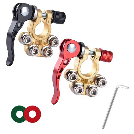 Connecteur De Borne De Batterie en Laiton 4 Voies