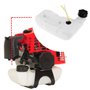 Réservoir de carburant pour différentes débroussailleuses CG430 520 43 cm³ 52 cm³ 47 cm³