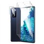 DXULWLM 3+2 Pièces Verre Trempé pour Samsung Galaxy S20 FE 5G avec Caméra Arrière Protecteur