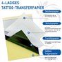 Cokaca Papier Transfert Tatouage