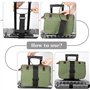Sikweny 2 Pièces Sangle Valise Bande de Caoutchouc Hautement élastique Sangle Valise Voyage Boucle Réglable Luggage Strap Haute 