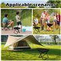 ‎FuxFuis Tabouret Pliant Portable, Tabouret de Camping Pliable, Chaise Pliante Camping, Chaise Pliante Portable Exterieur, Siege