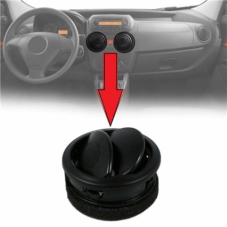 ATU Grille de ventilation du diffuseur d'air central compatible avec Fiorino