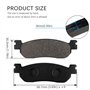 Plaquettes de frein arrière pour Yamaha XP250R X-Max 250 Non ABS 2005-2013 VP 250 X-City YP 250 Majesty YP250 R X-Max Sport YP 1