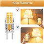 Bonlux 3-PCS 3W 12V G6.35 LED Ampoule Culot T3 / T4 / T5 G6.35 / GY6.35 Base Blanc chaud 3000K Remplacement de 30W Ampoule Halog