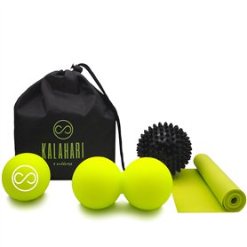 KALAHARI Balles de Massage KIT - plus Ebook d’exercices en Français - Boules Dou Peanut