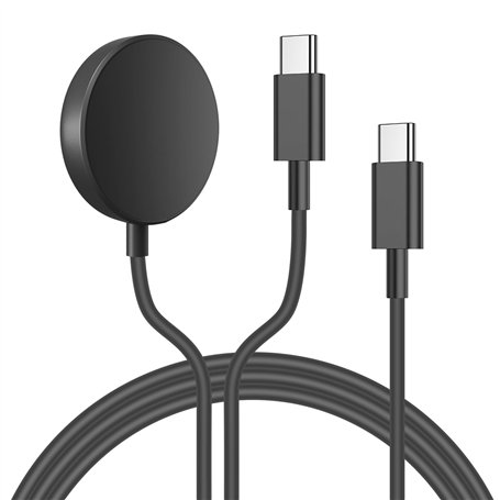 2 en 1 Câble Chargeur Montre pour Samsung Galaxy Watch 7/Watch Ultra/Watch 6/6 Classic/Watch 5 Pro/Watch 4 Classic/3/Active 2