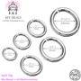 My-Bead grands anneaux ouvert rond Ø 10mm x 1.5mm Argent 925 hypoallergénique pour la création de bijoux DIY