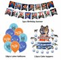 Deco Anniversaire Loup Anniversaire Décorations Loup Ballons Anniversaire Loup Décorations Gâteaux Wolf Bannière Anniversaire Wo