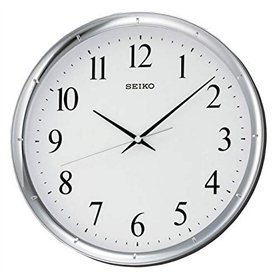 Seiko Horloge Murale en résine Argenté