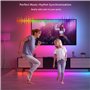 Ruban LED 20m, Bande Led Chambre 5050 RGB Led Ruban Lumineuse Flexible Multicolore avec Bluetooth APP Télécommande 24 Touches av