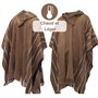 Gamboa Alpaca Poncho Homme Mexicain Polaire Manteux Automne Hiver Régulation Température