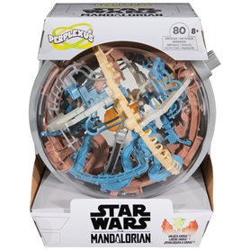 Spin Master Games - Perplexus Star Wars Mandalorian - Labyrinthe Parcours 3D avec 80 Défis, Figurine Grogu - Jeu d'action Et Réf Spin Master Games - Perplexus Star Wars Mandalorian - Labyrinthe Parcours 3D avec 80 Défis