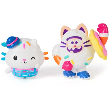 Gabby's Dollhouse: Le Film Kuchi & Cookie Bobby Jeu de Figurines avec 2 Accessoires pour Enfants à partir de 3 Ans