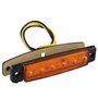 Futheda Lot de 10 Feux de Position latéraux LED de 12 V 6 SMD - Feux de Position Avant et arrière pour remorque, Camion, Caravan