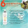 Lait corps hydratant Monoi au Lait Frais d'Ânesse Bio + Aloe Vera. Fabrication Française. Tous types de peau. Flacon pompe 250 m