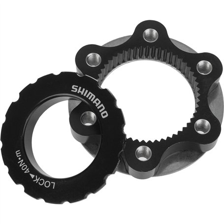 SHIMANO Adaptateur de rotor central vers 6 broches - Noir - Taille unique