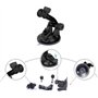 TEKCAM Support à Ventouse Suction Cup Mount pour Action Caméra, Fixation Ventouse Voiture Support Pare Brise Compatible avec Gop