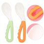 2pcs bébé cuillère alimentation ustensiles de formation d'auto-alimentation pour nourrissons alimentation alimentation formation