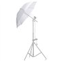 Neewer® Lot de 2 parapluies Souples translucides Blancs de 84 cm pour Prise de Vue en Studio Photo et vidéo