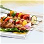 Brochettes en métal Plat 38 cm