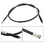 Qiilu Warrior 350 YFM350X 1987-2004 Câble d'embrayage en plastique + câble d'embrayage en acier carbone Noir