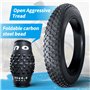 OUXI 20x4.0 Fat Tire Tube, Fat Tire Résistant à la Crevaison avec Chambre à air, Pneu de Remplacement VTT Pliable, Pneu Fat Bike