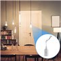 Sporgo Kit d'éclairage E27 : 6 douilles et 6 ampoules LED 5W 6500K blanc froid - Douille E27 avec câble et testeur de tension - 