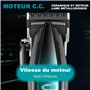 VGR 270 Tondeuse à Cheveux Professionnelle pour Homme - Silencieuse - sans Fil - Haute Vitesse - 9000 Tr/min - Lame en Céramique
