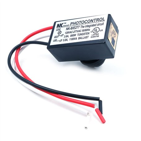 CENPEK AC 80-277V Interrupteur photoélectrique Bouton crépuscule à l'aube Montage encastré Commande Photo Interrupteur oculaire