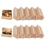 RMIVEGLIA 10 Porte-cartes en Bois – Support Carte et Porte Photo Bois Robuste
